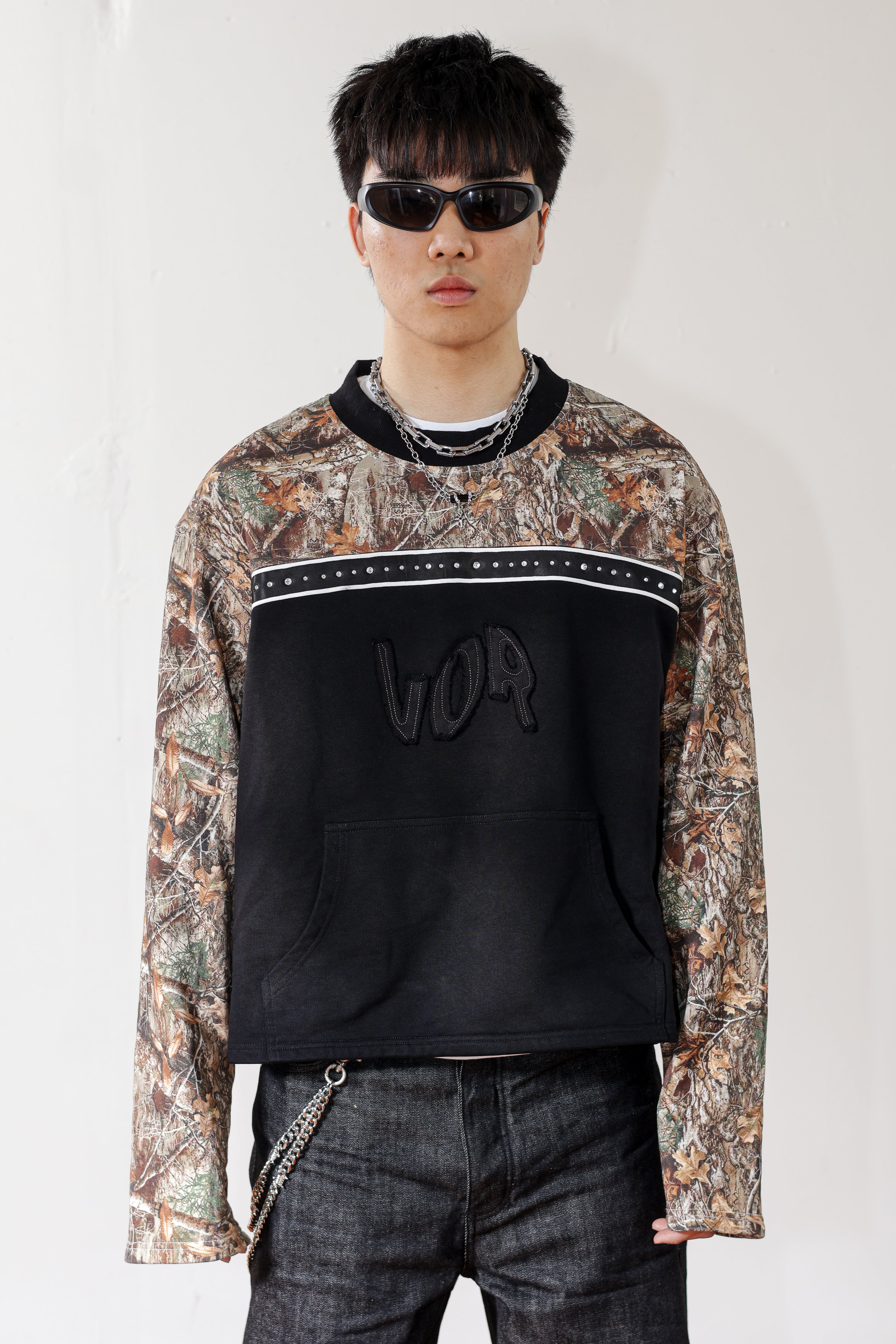 "Bamo" Cropped Long Sleeve